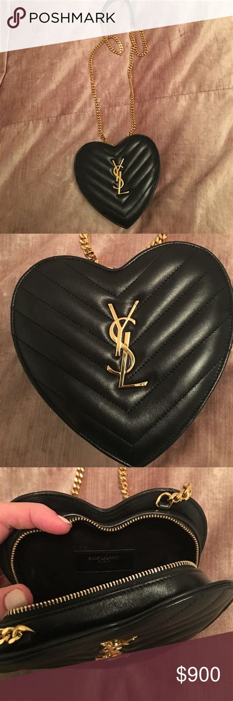 ysl heart shaped bag.